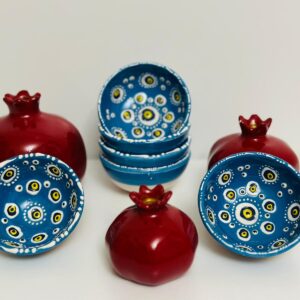 6'lı Seramik Kahvaltı Ve Çerezlik Takımı